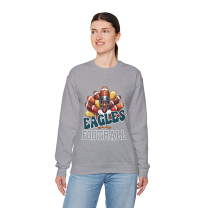 Philadelphia Eagles Thanksgiving Football Crewneck Sweatshirt