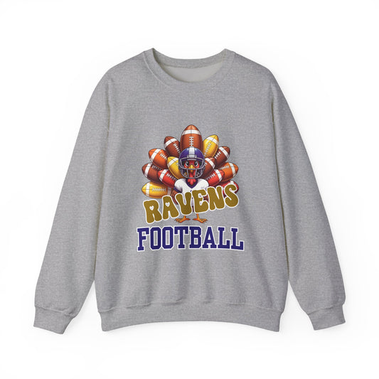 Baltimore Ravens Thanksgiving Football Crewneck Sweatshirt