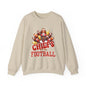 Kansas City Chiefs Thanksgiving Football Crewneck Sweatshirt