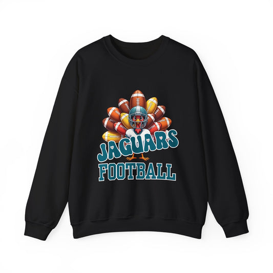 Jacksonville Jaguars Thanksgiving Football Crewneck Sweatshirt