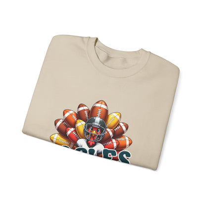 Philadelphia Eagles Thanksgiving Football Crewneck Sweatshirt