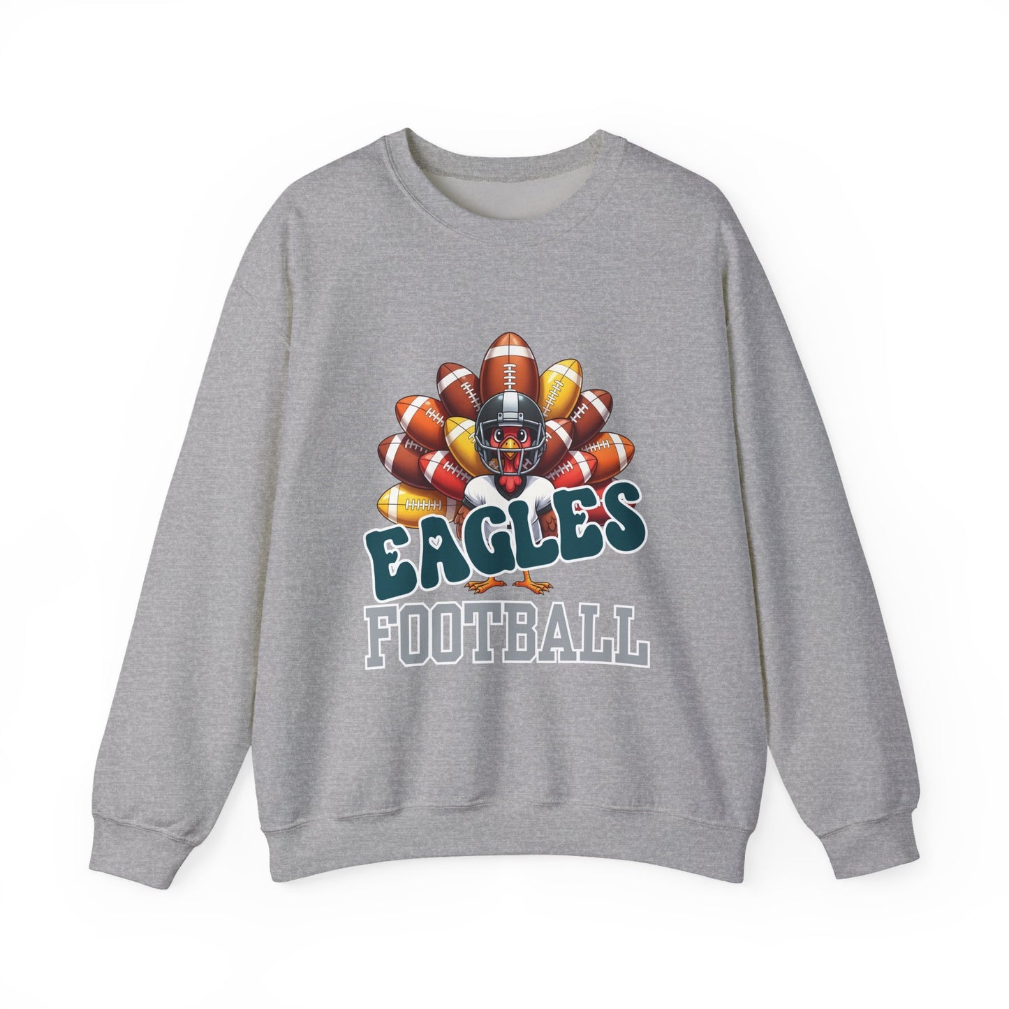 Philadelphia Eagles Thanksgiving Football Crewneck Sweatshirt