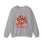 Kansas City Chiefs Thanksgiving Football Crewneck Sweatshirt