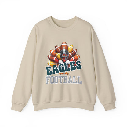 Philadelphia Eagles Thanksgiving Football Crewneck Sweatshirt