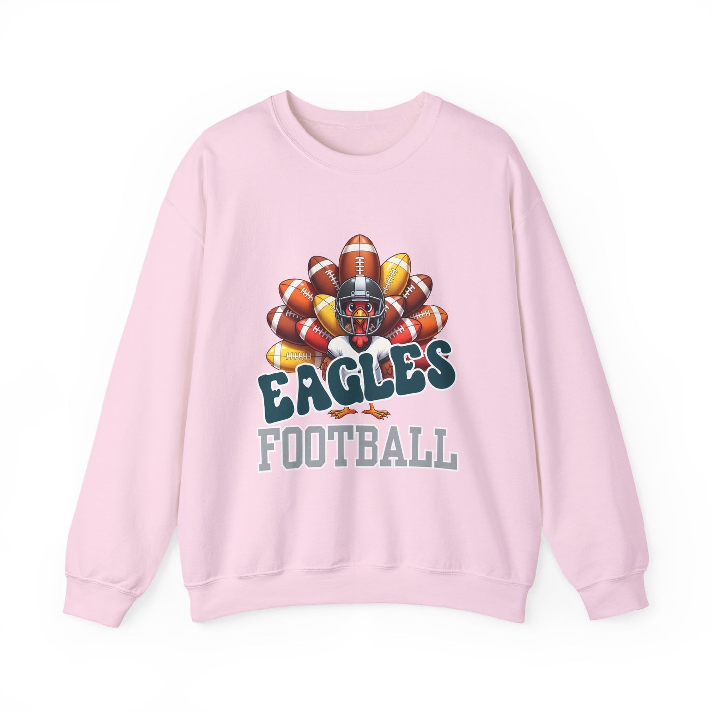 Philadelphia Eagles Thanksgiving Football Crewneck Sweatshirt