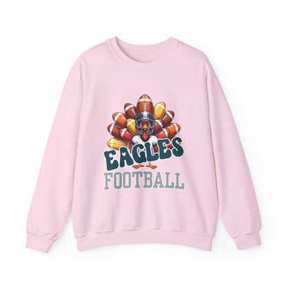 Philadelphia Eagles Thanksgiving Football Crewneck Sweatshirt