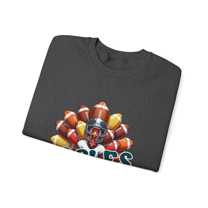 Philadelphia Eagles Thanksgiving Football Crewneck Sweatshirt