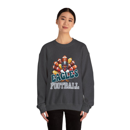 Philadelphia Eagles Thanksgiving Football Crewneck Sweatshirt