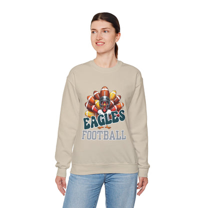 Philadelphia Eagles Thanksgiving Football Crewneck Sweatshirt