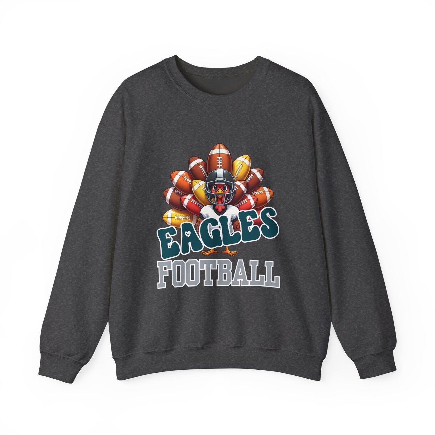 Philadelphia Eagles Thanksgiving Football Crewneck Sweatshirt