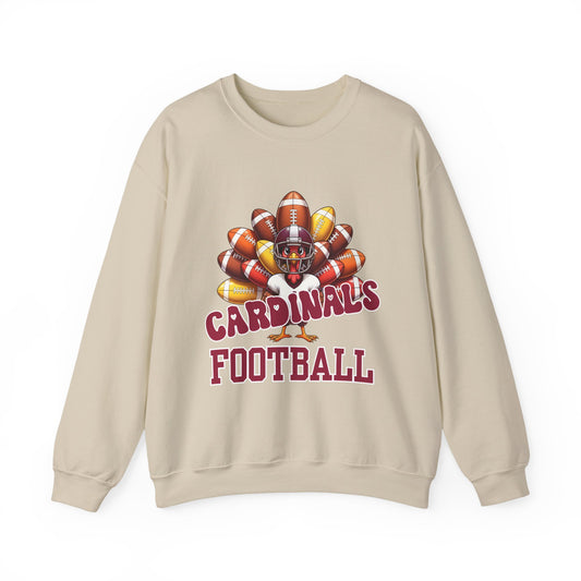 Arizona Cardinals Thanksgiving Football Crewneck Sweatshirt
