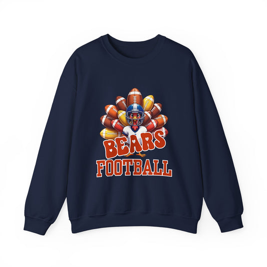 Chicago Bears Thanksgiving Football Crewneck Sweatshirt
