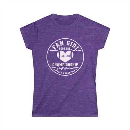 Fan Girl Football Championship Weekend t-shirt
