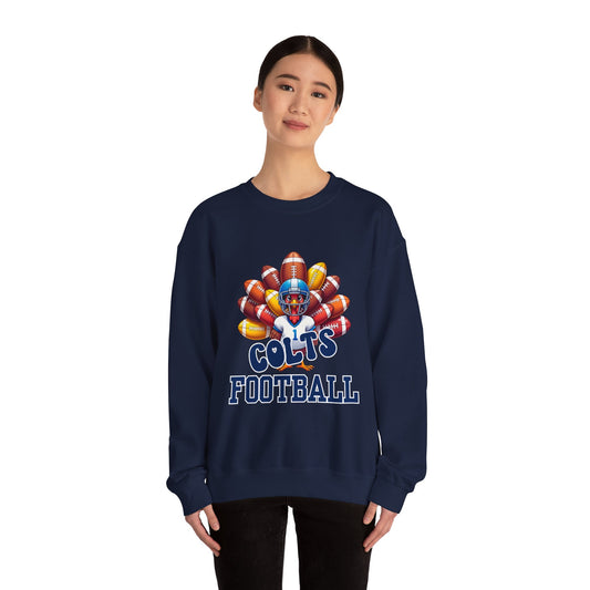 Crewneck Sweatshirt Indianapolis Colts Football Thanksgiving Turkey Shirt