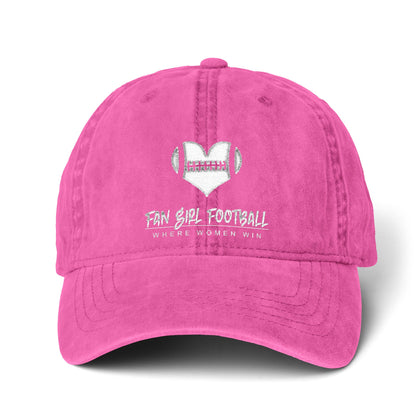 Women's Pigment-Dyed Cap with Fashion Undervisor (Embroidery)