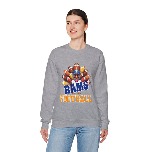Los Angeles Rams Thanksgiving Football Crewneck Sweatshirt