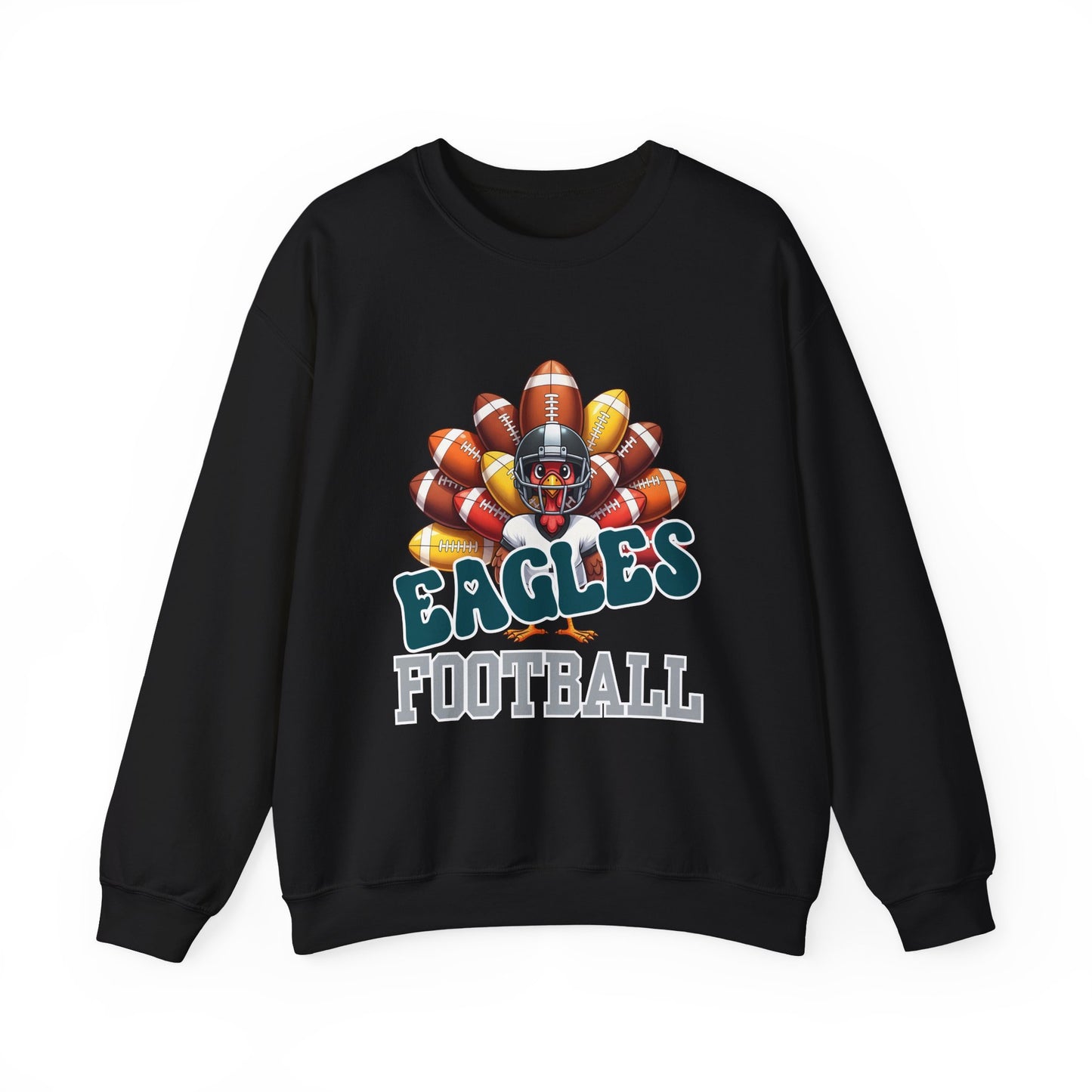 Philadelphia Eagles Thanksgiving Football Crewneck Sweatshirt