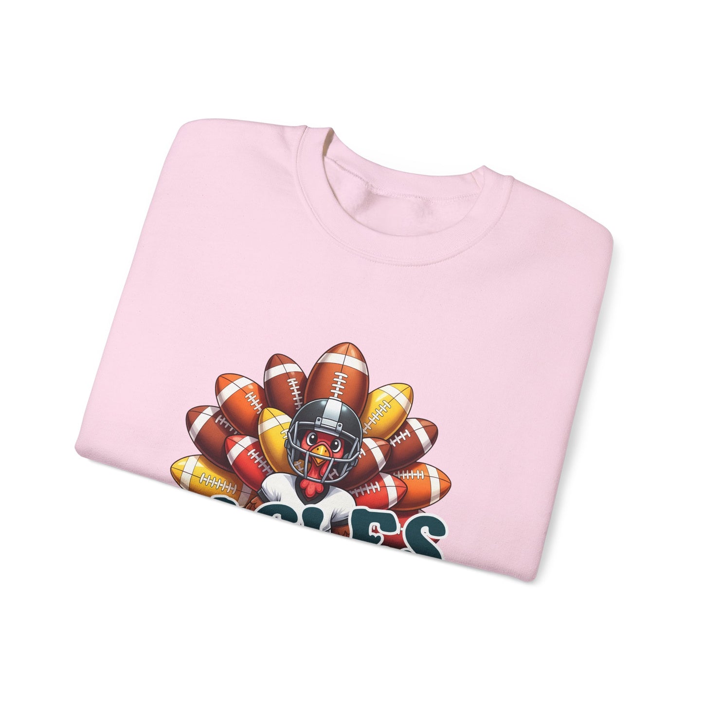 Philadelphia Eagles Thanksgiving Football Crewneck Sweatshirt