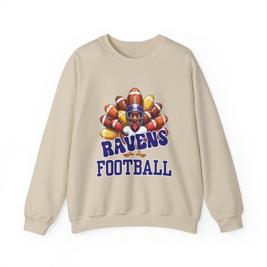 Baltimore Ravens Thanksgiving Football Crewneck Sweatshirt