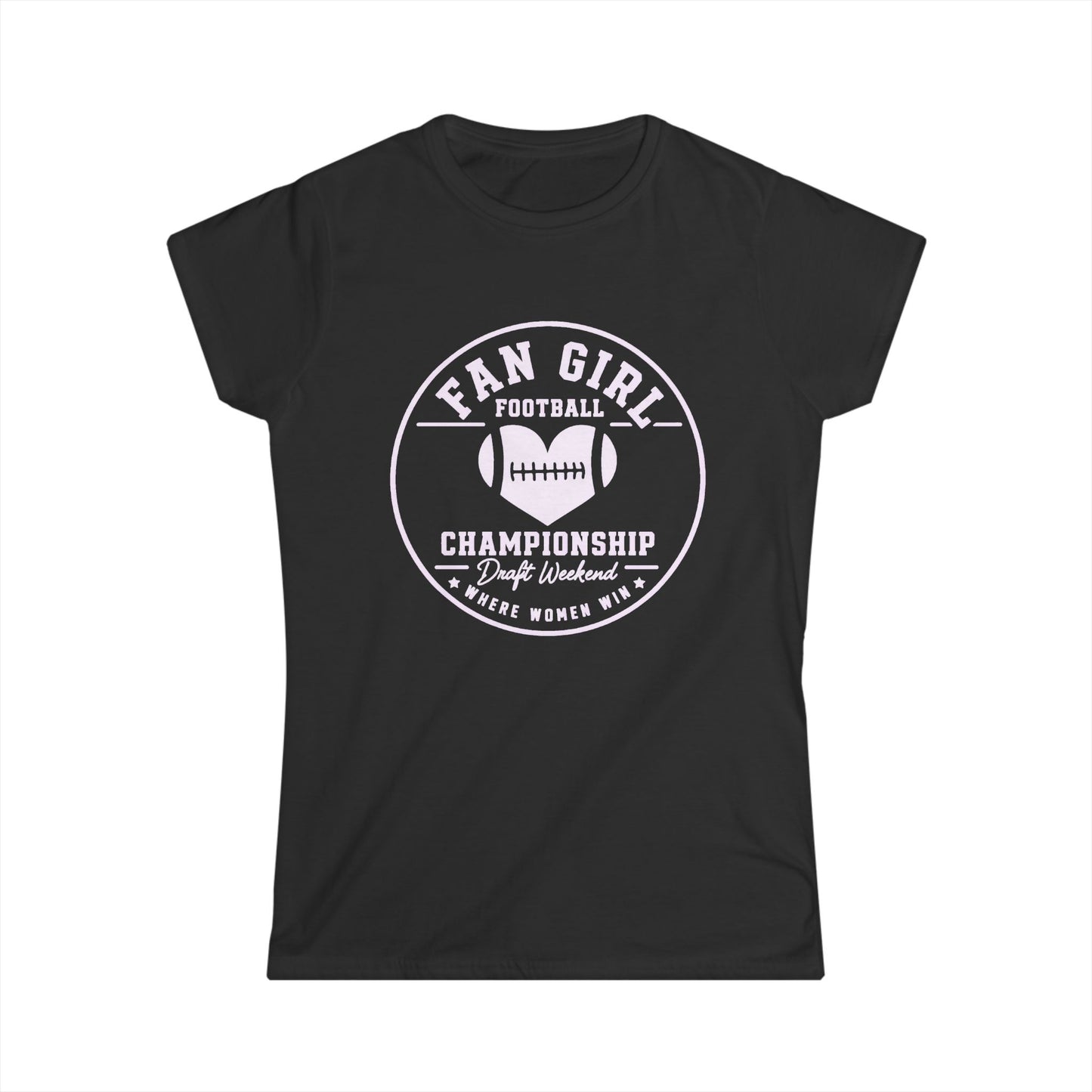 Fan Girl Football Championship Weekend t-shirt