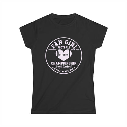 Fan Girl Football Championship Weekend t-shirt